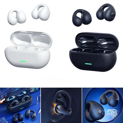 £12.42 • Buy Bluetooth 5.3 Wireless Earbuds Ear Clip Bone Conduction Headphones Sport Headset
