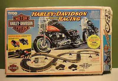 1992 Tyco Harley Davidson HO Motorcycle Slot Electric Racing #6216 - Box Only • $17.99