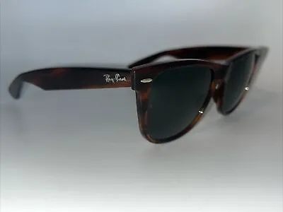 EUC Vintage Ray-Ban Wayfarer 2 B&L  Tortious Sunglasses Bausch Lomb 54mm BL II • $99.99