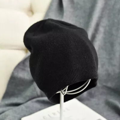 Men's Womens Cashmere Hat Knit Baggy Beanie Winter Warm Ski Slouchy Thick Cap US • $10.11