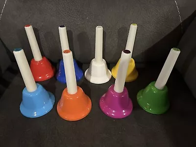 8 Note Hand Bells For Kids Musical Handbells Set Colorful Hand Bells • $29.99