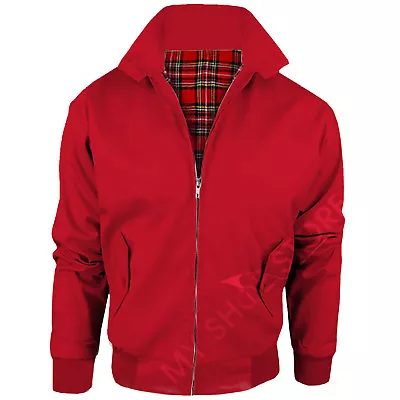 £13.95 • Buy Harrington Jacket Mens Classic Retro Scooter 1970's Vintage Bomber Mod Coat Top