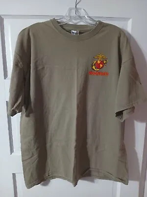 Gildan United States Marine Corp XL T-Shirt Green Short Sleeve • $15