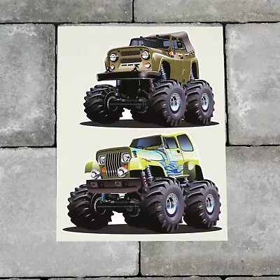 £3.30 • Buy 2 X Stanced Monster Truck Stickers Decals - SKU6517