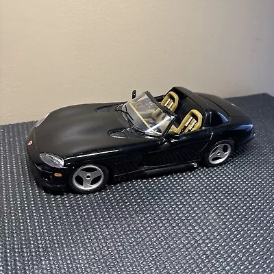 Burago Dodge Viper RT10 1:18 Scale Model Black • $5.99