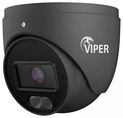 5MP Full-Colour Network Fixed 1/2.7  Turret LED Camera Grey - TURVIP-5C1-FG • £123.99