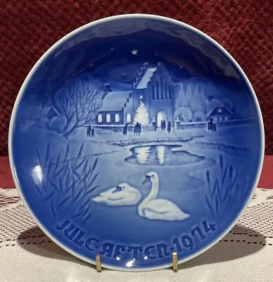 Vintage B & G Christmas Plate Collectible  Christmas In The Village  1974 • $20