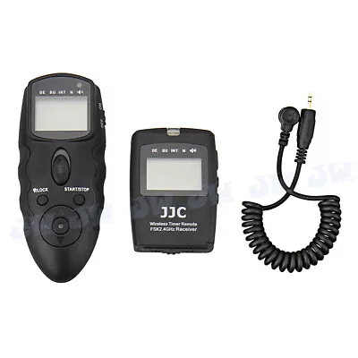 JJC Wireless Timer Remote Control For Canon EOS 7D 6D Mark II 5D Mark IV III 5DS • $50.59