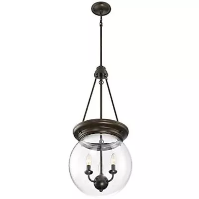 Quoizel Soho 13.5-in Bronze Hardwired Multi-Light Clear Glass Pendant  LWS3235K1 • $140.99