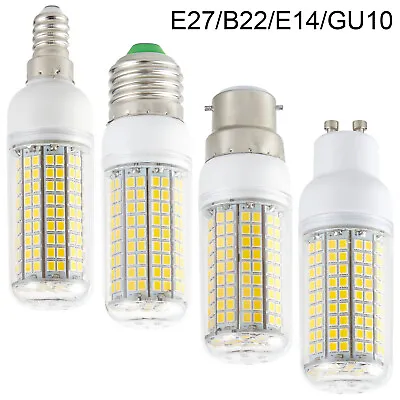 12W 1000LM E27/E14/B22/GU10 LED Corn Light Bulb SMD2835 No Flicker High Bright • £27.71