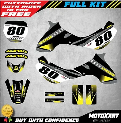 Custom Graphics Full Kit To Fit Suzuki JR 80 TAG STYLE Stickers Kit Decal Kit • $169.92