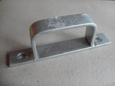 Galvanised D Bracket Receiver For Gate Bolts Latches • £2.50