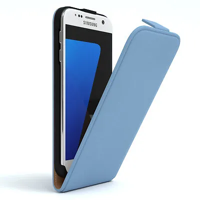 For Samsung Galaxy S7 Flip Case Cover Faux Leather Case Protection Phone Light • $18.05