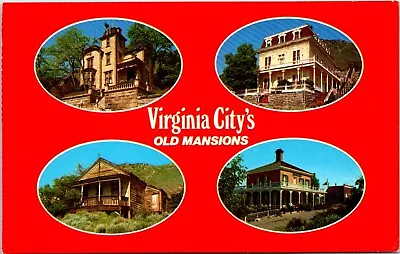 Postcard Historic Mansions Castle Savage MacKay Virginia City Nevada A123 • $5.39