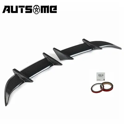  Carbon Fiber Rear Trunk Roof Spoiler For VW Golf 7 VII MK7 MK7.5 R-Line R US • $34.49