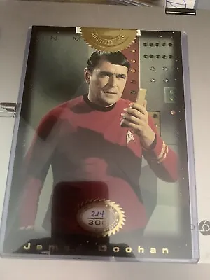James Doohan In Memoriam 5 X 7 Insert Star Trek Scotty • £62.66