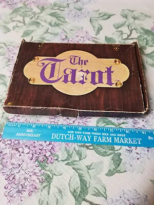 Vintage 1972 Hoi Polloi The Tarot Cards Deck Box W/ Instructions Reiss Games • $122