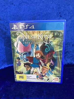 Ni No Kuni Wrath Of The White Witch Remastered Sony PS4 RPG Game Playstation VGC • $33