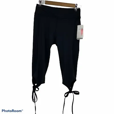 $29.62 • Buy Queenie Ke Capri Leggings String End Workout Dance Pants Size M