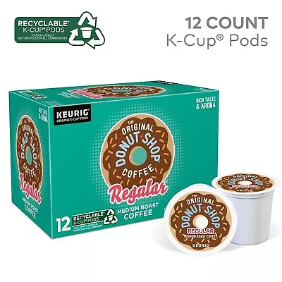 The Original Donut Shop REGULAR Medium Roast Coffee Keurig 12 K-cups • $12.75