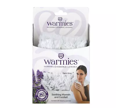 WARMIES - Microwaveable Neck Wrap  Marshmallow Gray 1 Wrap NIB • $25