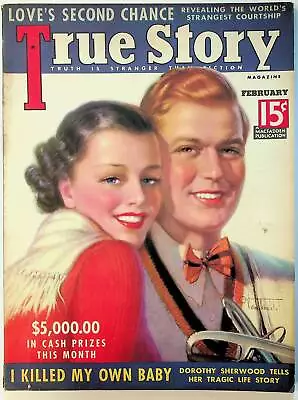 True Story Magazine Vol. 36 #1 VG 1937 • $14