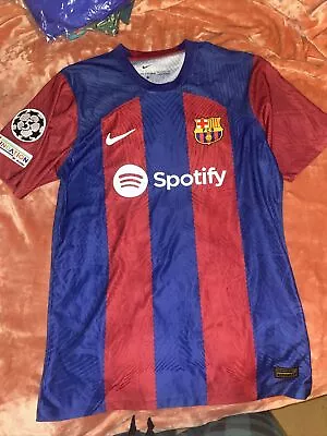 Jeyson Xavi #6 Barcelona FCB UEFA Foundation Soccer Jersey Size XL Dri Fit • $65