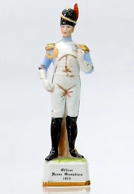 £29 • Buy ALFRETTO Porcelain Figurine Horse Grenadiers Officer 1815