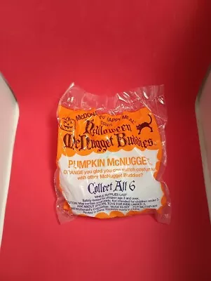 Vintage 1992 McDonald's Happy Meal Toy McNugget Buddies Pumpkin NIP SEALED • $19.95
