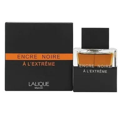 Lalique Encre Noire A L'extreme 100ml Eau De Parfum Spray New & Sealed • £27.69