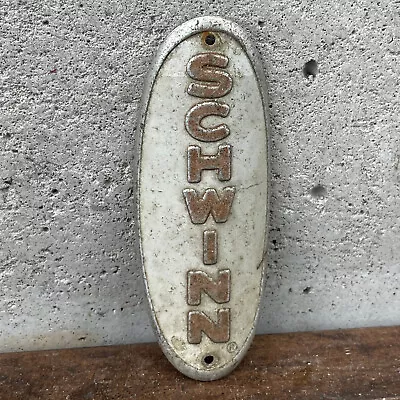 Vintage Schwinn Balloon Tire Head Badge Balloon TIre Chicago Built Postwar • $80.99