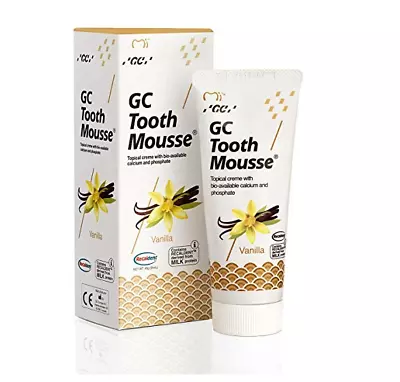 Dental Tooth Mousse Vanila Flavor Water Based 40g By GC • $57.87