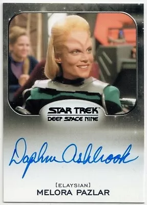 Women Of Star Trek A&I - Daphne Ashbrook As Melora Pazlar - DS9 Aliens Auto • $15