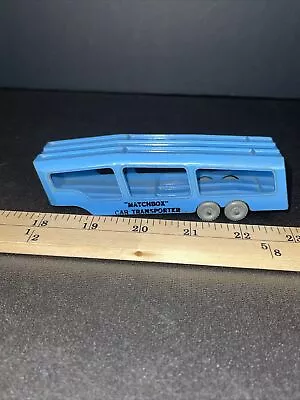 Vintage Matchbox - Lesney - Transporter - Blue W/ Grey Wheels - Trailer ONLY! • $29.99