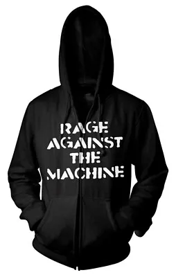 $61.19 • Buy Rage Against The Machine 'Large Fist' Zip Up Hoodie - NEW & OFFICIAL