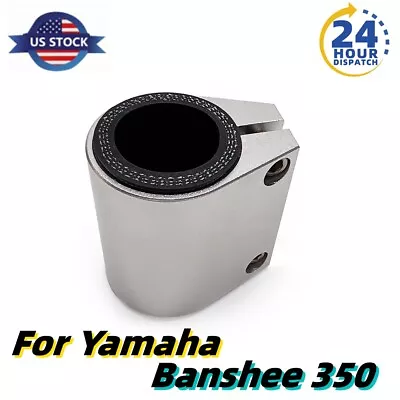 For Yamaha Banshee 350 BILLET ALUMINUM 1  Exhaust Pipe Clamps Connectors 87-06 • $12.50