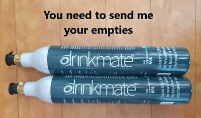 DrinkMate CO2 Refill Service For Your Empty Co2 Cylinders • £11.75