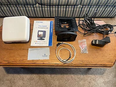 Furuno FCV-588 Fishfinder W/ Airmar P66 Transducer Cover Bracket & Manual • $900