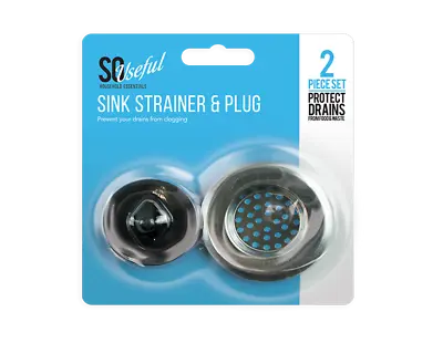 £2.99 • Buy Sink STRAINER Kitchen Drain PLUG HOLE Bath Basin Steel Hair Catcher Cover Filter
