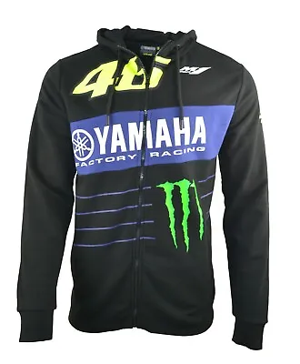 Yamaha Racing Valentino Rossi Vr46 Hoodie Biker Jacket Motogp Monster Motorbike  • £59.49