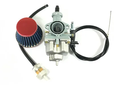 $27.99 • Buy Carburetor & Throttle Cable & Air Filter Honda XR100 XR100R 1985-2003 Hand Choke