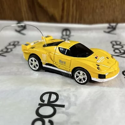 Mini RC Yellow Coke Can Car 27 MHz Untested No Remote • $11.99