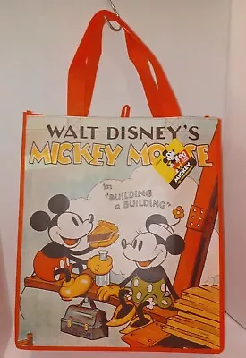 Disney Mickey Mouse Vintage Style Reusable Eco Tote Bag Shopping NEW • $13.57