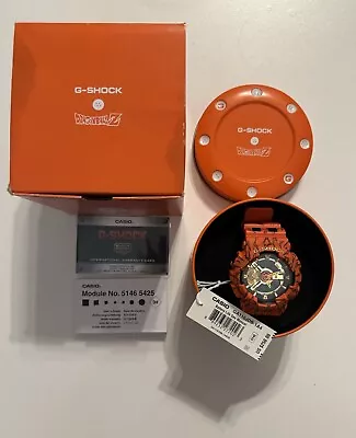 Casio G-Shock Dragon Ball Z GA-110JDB-1A4 51.2mm Case Orange/Black Watch NEW • $300