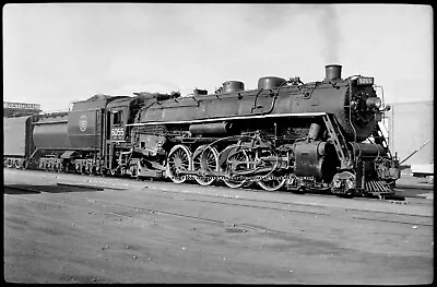 CNR Steam Loco #6055 Ft. William Ont. Jun. 1957 Original 620 Size B&W Negative • $6.56