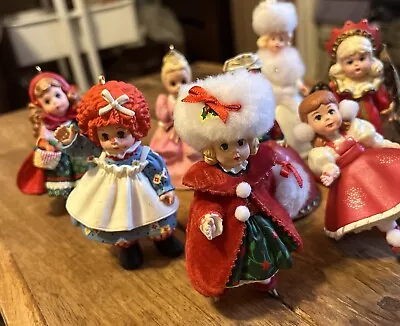 Lot Of 8 Hallmark Keepsake Madame Alexander Doll Christmas Ornaments • $25.99