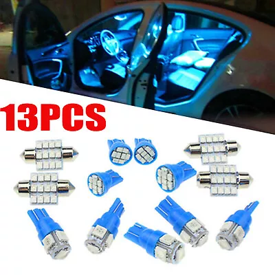 $8.99 • Buy 13x Auto Car Interior LED Lights Dome License Plate Lamp 12V Kit Accessories 8k