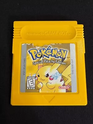 Authentic Pokemon Special Pikachu Edition Yellow Version Gameboy Saves Genuine • $59.99