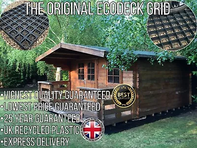 £37.99 • Buy Summer House Grid Plastic Floor Base Mats Grids Shed Base Grids Floor Log Cabin
