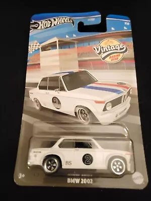 2024 Hot Wheels Vintage Racing Club 3/6 BMW 2002 White Near Mint • $4.39